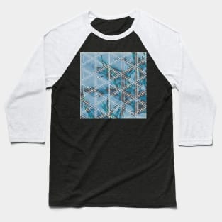 Blue crystal triangle Baseball T-Shirt